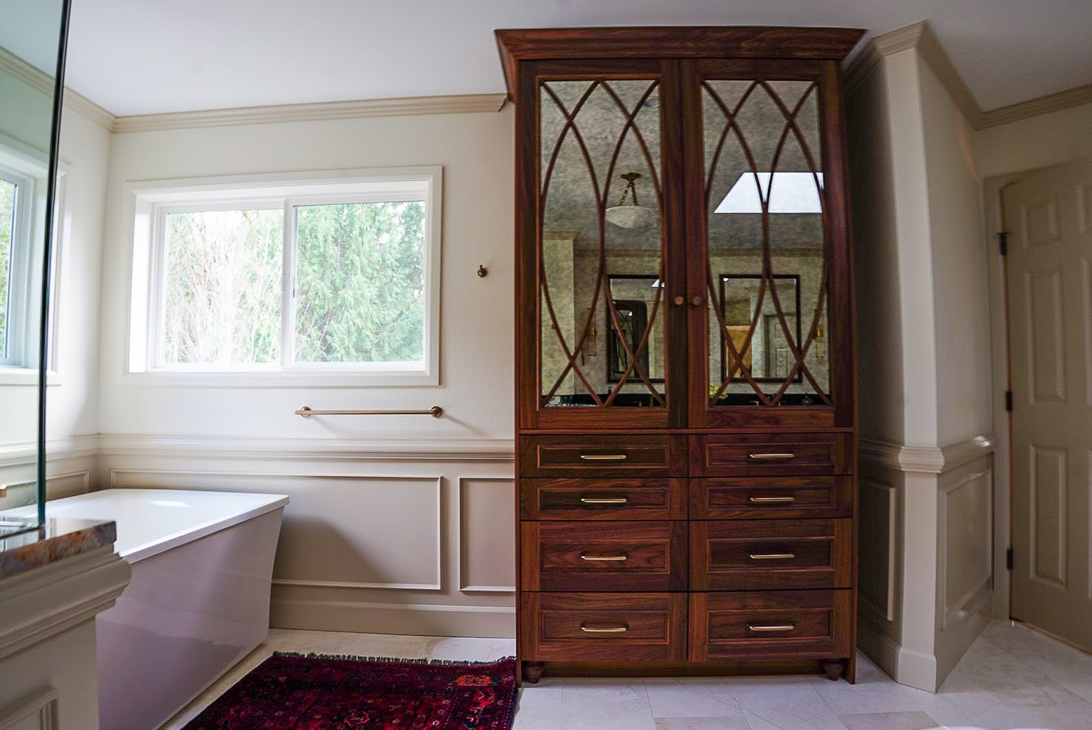 Antique Mirrored Doors 
