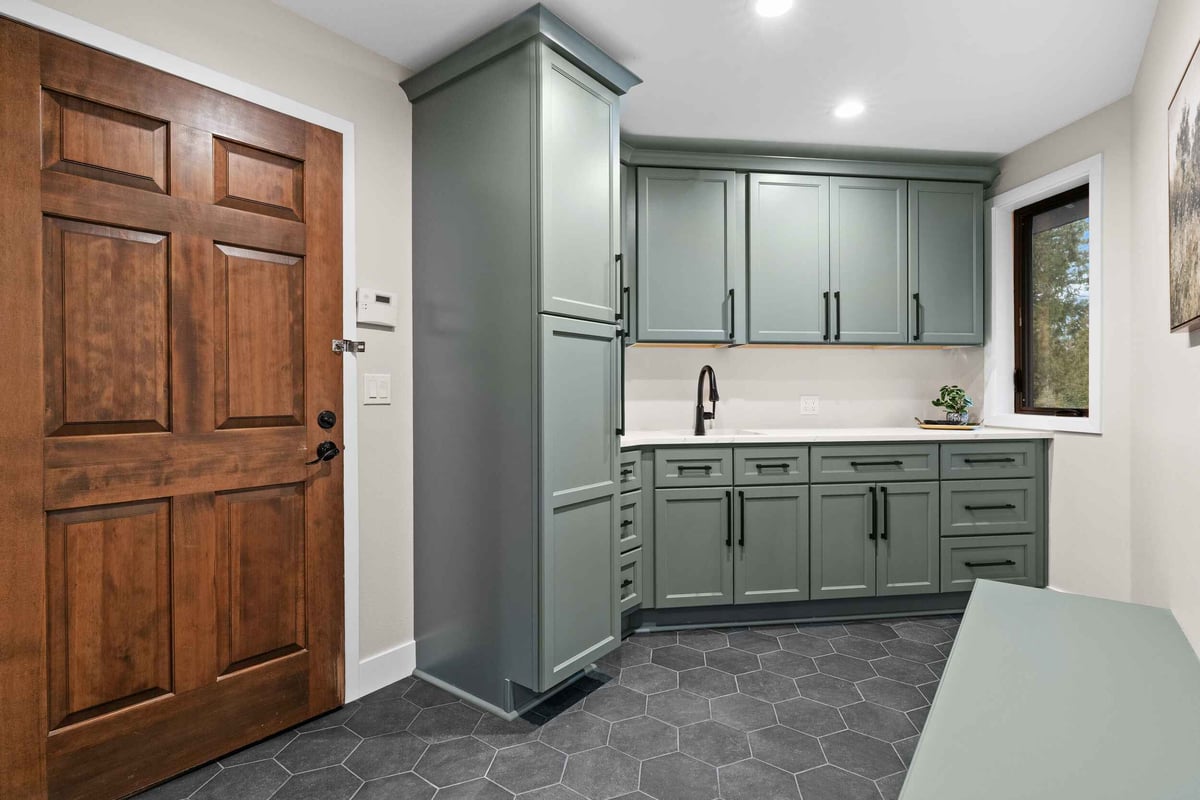 Forest Green Cabinetry