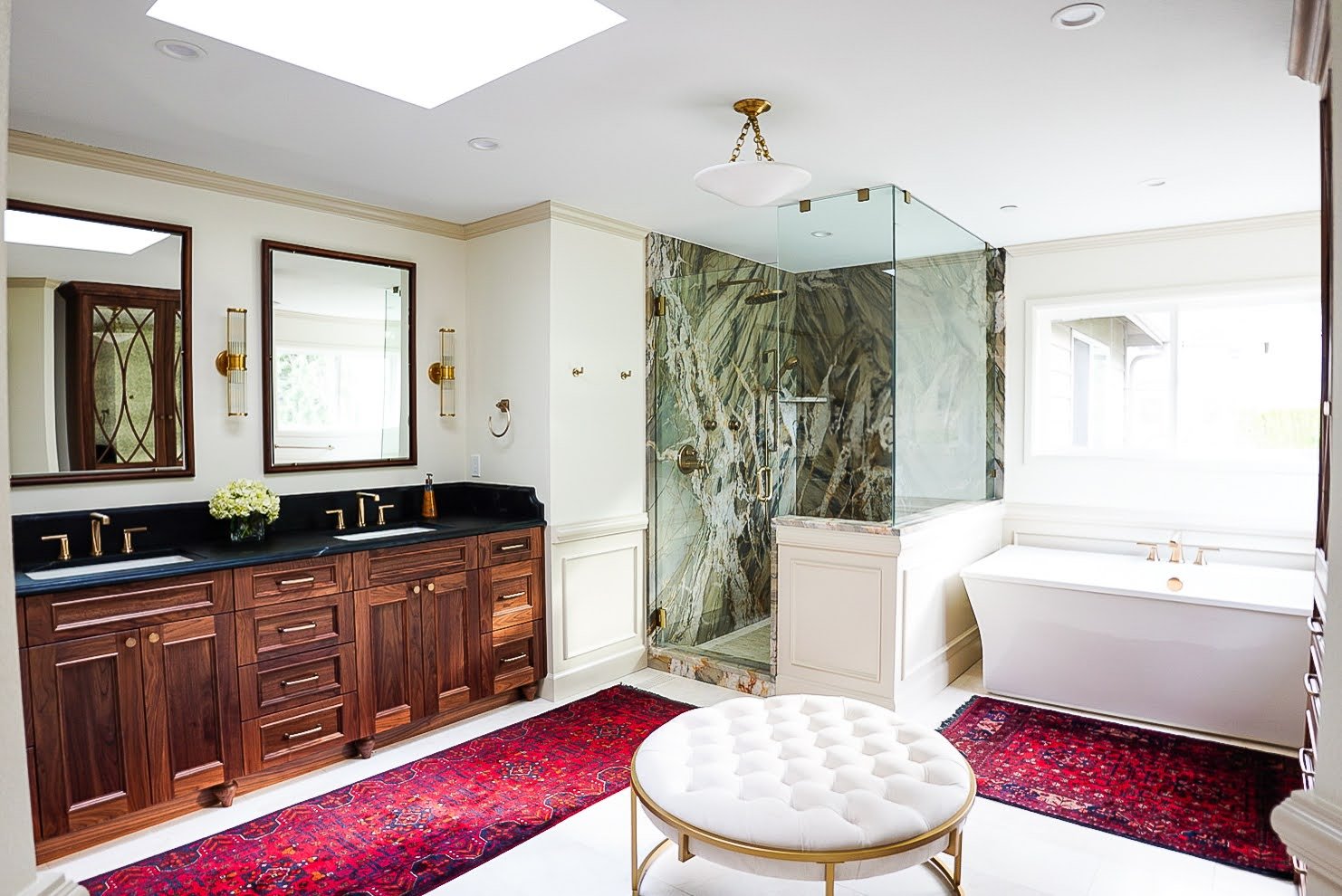 Natural Stone Walk-in Shower 