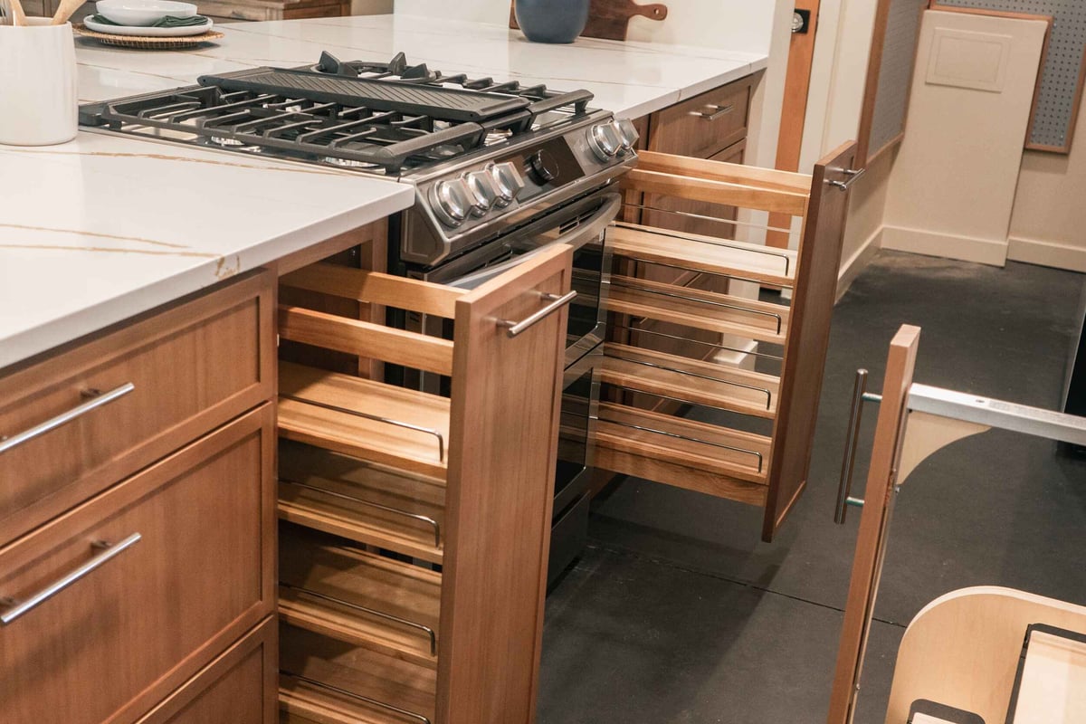 Custom Storage Cabinets in Seattle Kitchen