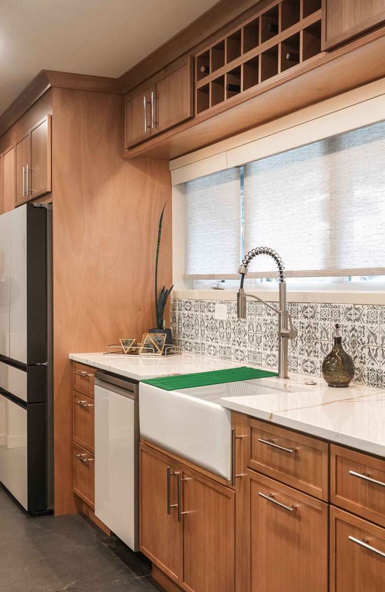 Seattle Kitchen Renovation with White Modern Farmhouse Sink